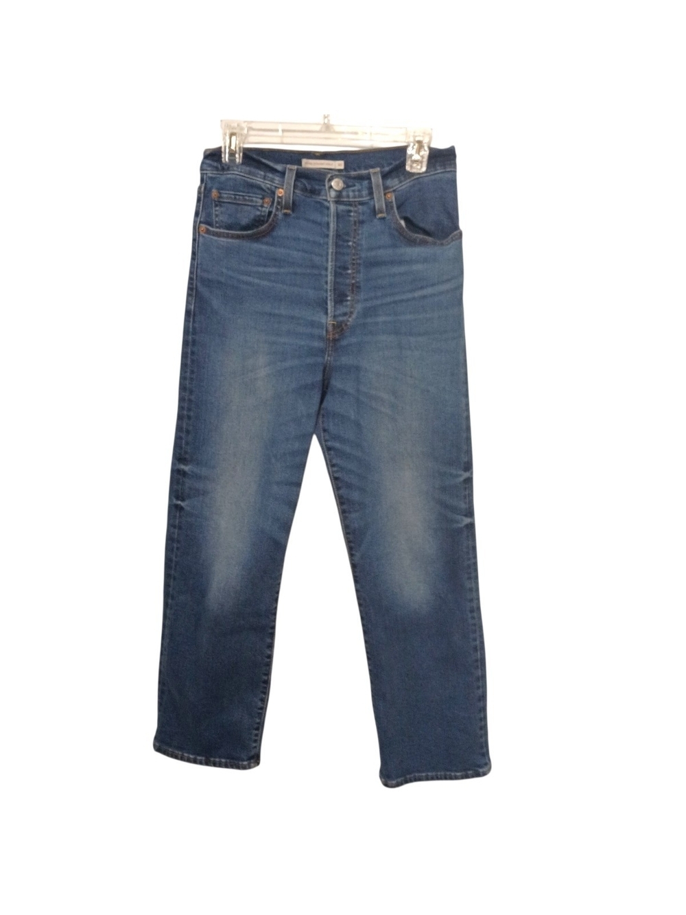 Levi's Ribcage Straight Ankle Button Fly Jeans - Size 30